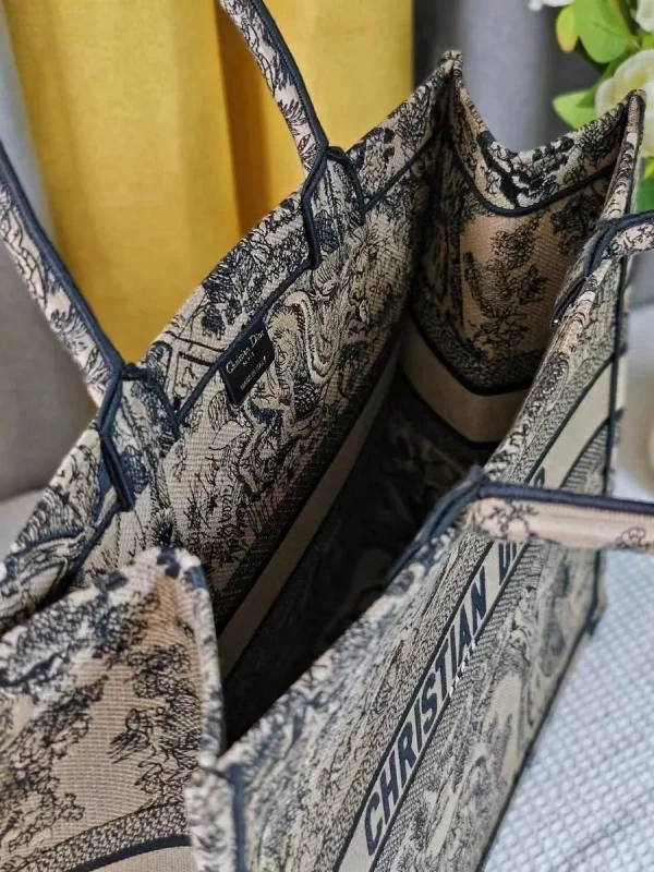 Dior Book 藍色托特包大號GM-M1286：圖片 10