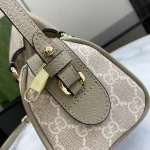 GUCCI Ophidia紅色帆布手提包-781490：圖片 7