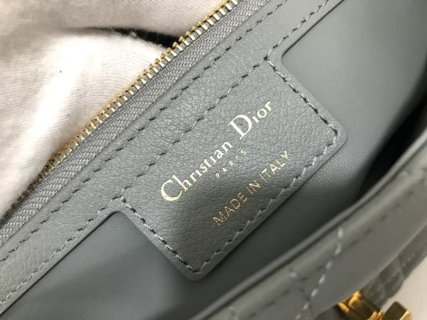 Dior Caro 灰色小牛皮包中號MM-M9242：圖片 10