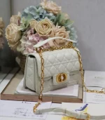 Dior Jolie 奶白小牛皮單肩包小號PM-M9271：圖片 4