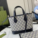 GUCCI Ophidia米棕皮革手挽包-811716：圖片 4