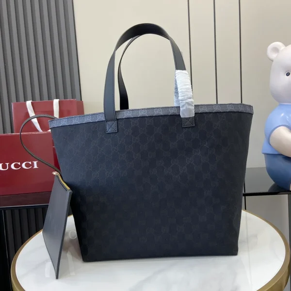 GUCCI Totissima中號紅色帆布托特包-788203：圖片 2