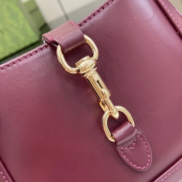 GUCCI Jackie Notte粉漆肩揹包-782889：圖片 6
