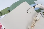 GUCCI Spring Summer春夏象牙粒面手提包-806205：圖片 14