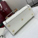 GUCCI Diana迷你粉蟒手提包-702732：圖片 5