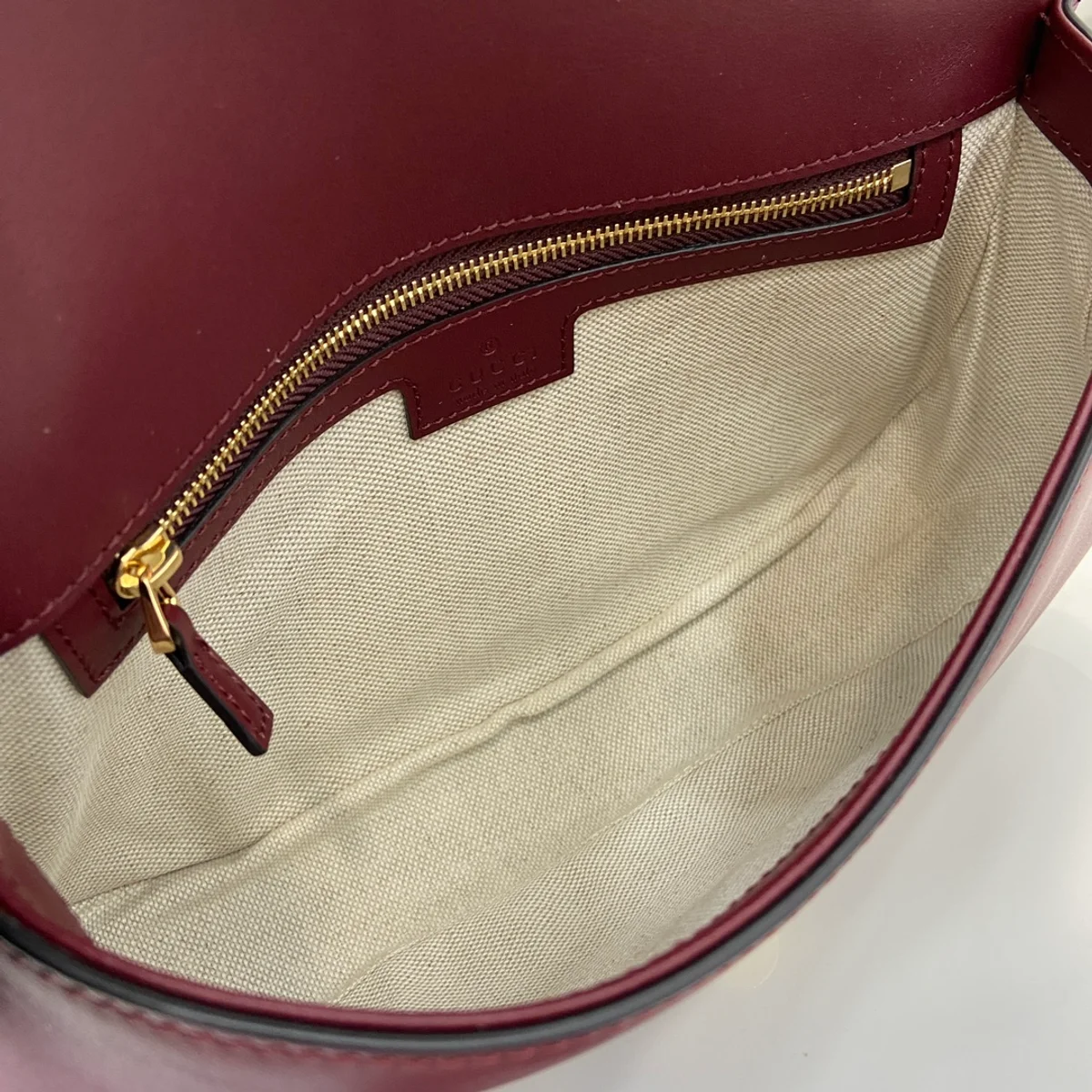 GUCCI Blondie小號黑色皮革手挽包-815714 9 GUCCI Blondie小號黑色皮革手挽包-815714