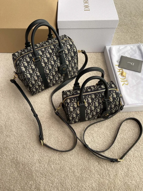 Dior Groove 藍色皮革包小號PM-M1364：圖片 5