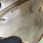 GUCCI GG Supreme小號米棕帆布手提包-772061：圖片 8