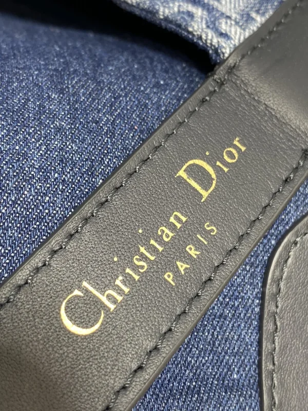 Dior Toujours 藍色丹寧托特包中號MM-M2821：圖片 9