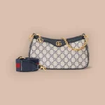GUCCI Ophidia米白帆布斜背包-735132