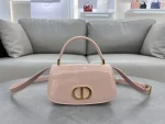Dior 30 Montaigne 粉色小牛皮斜挎包小號PM-M9370：圖片 2
