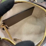 GUCCI Ophidia米綠帆布手提包-781490：圖片 9