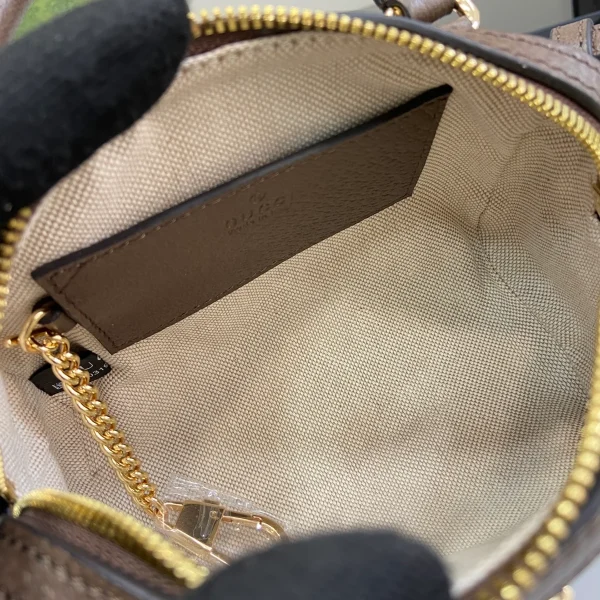 GUCCI Ophidia米綠帆布手提包-781490：圖片 9
