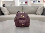 Dior Caro 粉紅羊皮雙肩背包小號PM-M6302：圖片 2