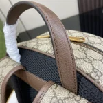 GUCCI Ophidia中號米棕帆布雙肩包-779901：圖片 8