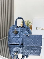 Dior Toujours 藍色小牛皮肩背包中號MM-M2821：圖片 2