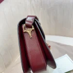 GUCCI 1955馬銜扣棕色皮革翻蓋包-602204：圖片 6