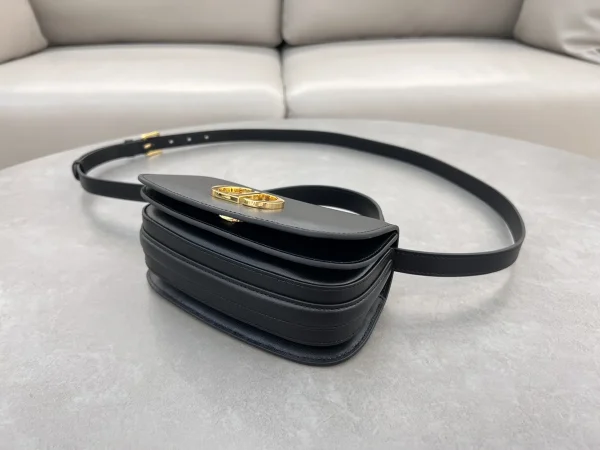 Dior Mont 藍色皮革斜挎包小號PM-M9370：圖片 5
