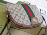GUCCI Gucci Love Parade小號米白帆布斜揹包-499621：圖片 4