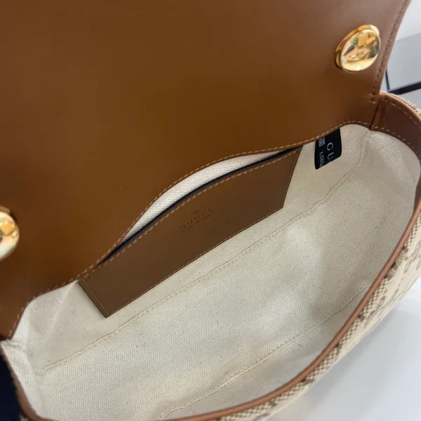 GUCCI Blondie棕滑面肩揹包-815700：圖片 9