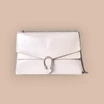 GUCCI Dionysus大號灰漆皮肩揹包-795003