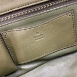 GUCCI GG Milano小號紅色絎縫皮革斜揹包-806016：圖片 10