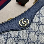 GUCCI Ophidia米白帆布斜背包-735132：圖片 6