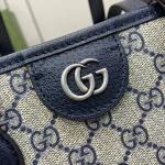 GUCCI Ophidia中號黑色皮革斜挎包-765043：圖片 6