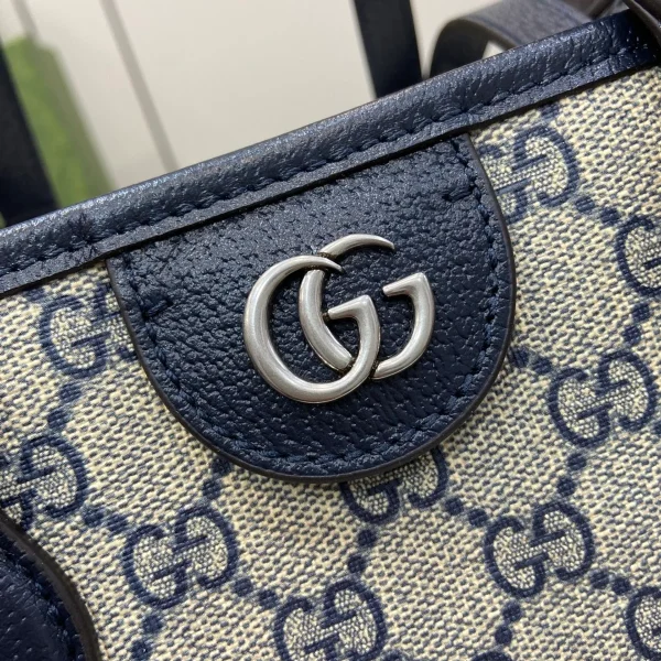 GUCCI Ophidia中號黑色皮革斜挎包-765043：圖片 6