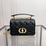 Dior Jolie mini 黑色小牛皮斜挎包-M9272：圖片 2