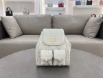 Dior Caro 奶白羊皮雙肩背包中號MM：圖片 2