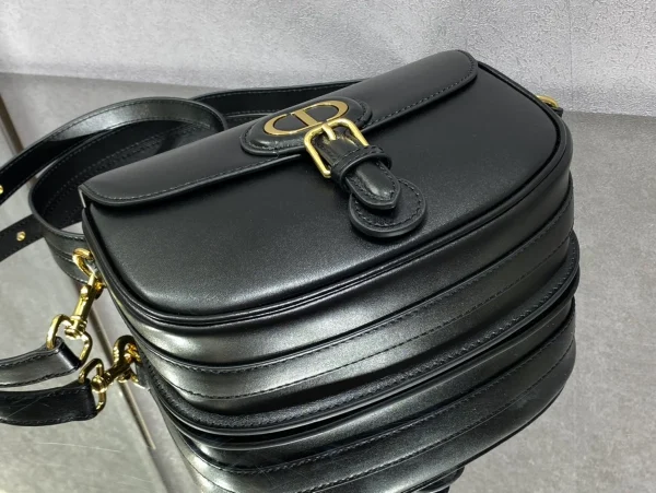 Dior Bobby 黑色小牛皮斜挎包中號MM-M9319：圖片 6
