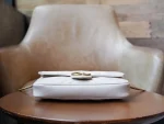 GUCCI GG Marmont黑色漆皮斜背包-751526：圖片 7