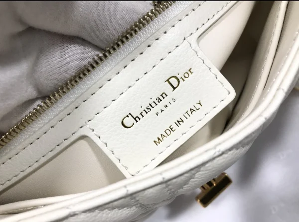 Dior Caro 象牙色小牛皮斜挎包中號MM-M9242：圖片 10