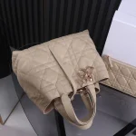 Dior Toujours 象牙色小牛皮托特包中號MM-M2821：圖片 9