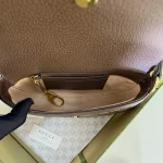 GUCCI Ophidia米棕皮革肩揹包-757309：圖片 10