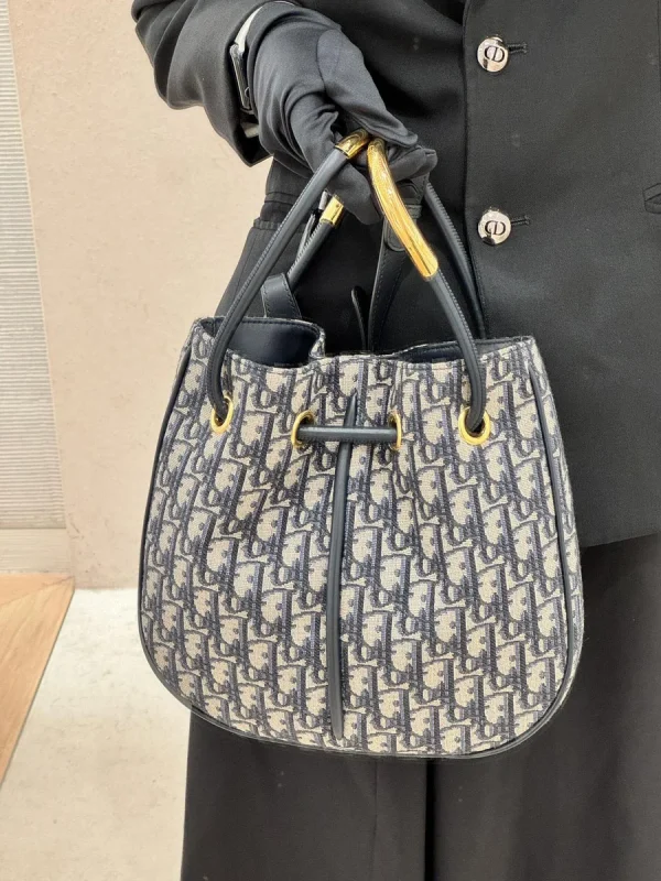 Dior Nolita 藍色斜背包中號MM-M2312：圖片 4