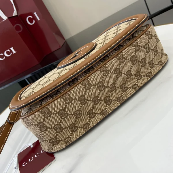 GUCCI Blondie小號紅色皮革手提包-815714：圖片 5