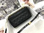 Dior Caro 黑色小牛皮包中號MM-M9242：圖片 3