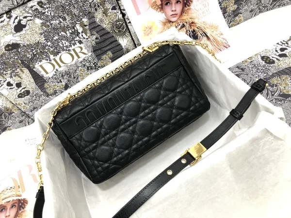 Dior Caro 黑色小牛皮包中號MM-M9242：圖片 3