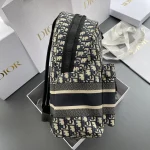 Dior Travel 藍色Dior Oblique雙肩背包-：圖片 3