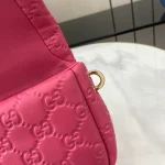 GUCCI GG Milano迷你白色皮革斜揹包-806017：圖片 9