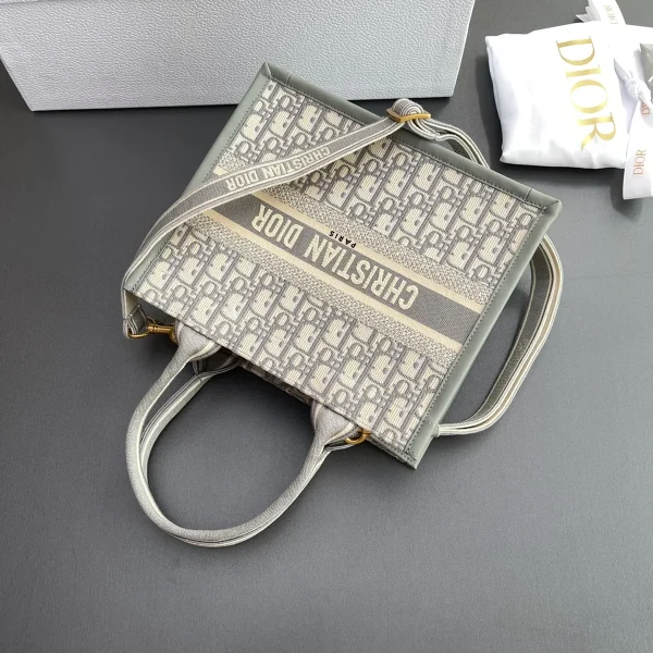 Dior Book 灰色托特包小號PM-M1325：圖片 10