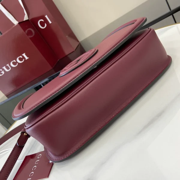 GUCCI Blondie小號黑色皮革手挽包-815714：圖片 5
