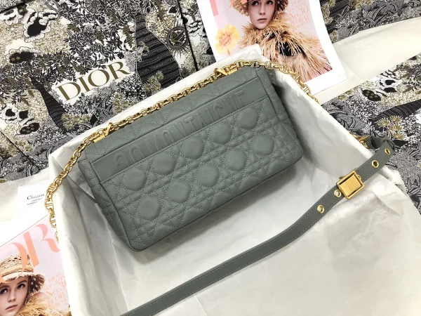 Dior Caro 灰色小牛皮包中號MM-M9242：圖片 3
