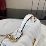 GUCCI GG Milano迷你粉紅皮革手挽包-806017：圖片 7