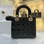 Dior Lady 黑色小牛皮包小號PM-M0531：圖片 3