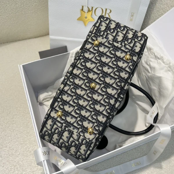 Dior D-Vibe 藍色斜挎包中號MM-M1341：圖片 14