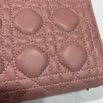 Dior Lady mini 粉紅羊皮包mini-M0505：圖片 7
