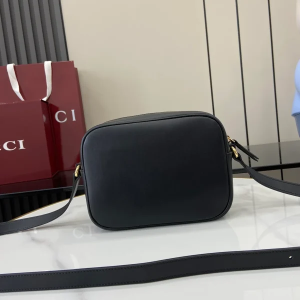 GUCCI Blondie迷你米棕帆布斜揹包-820429：圖片 4